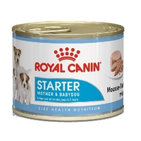 Корм для собак Royal Canin Starter Mousse Dog Can для беременных и кормящих собак, а также щенков до 2-х месяцев, 195 г